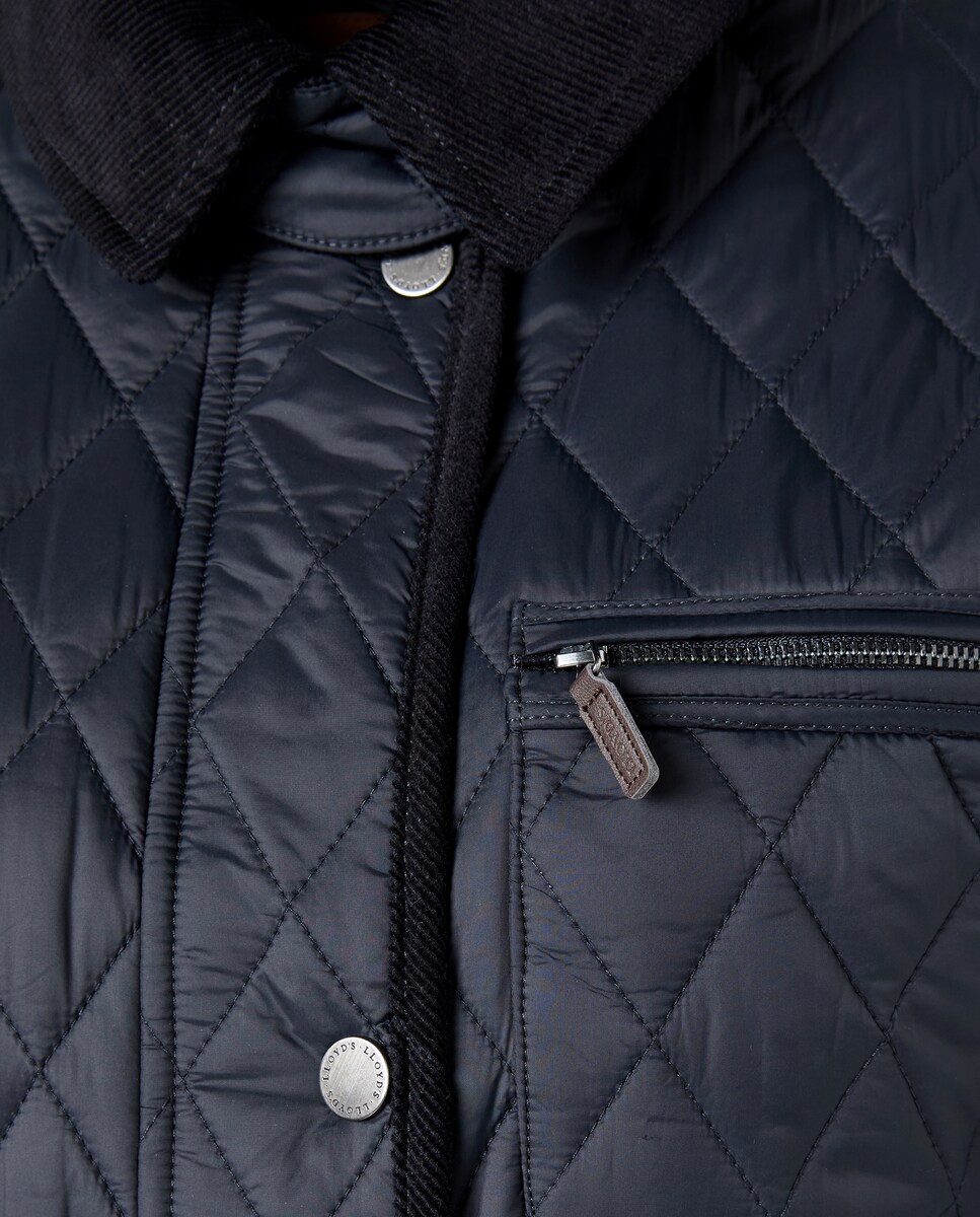 Casaco Husky Curto Liso Azul-marinho-6