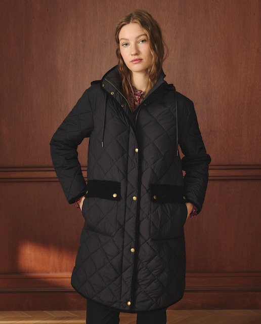 Imagen 0 de Plumífero largo liso de mujer