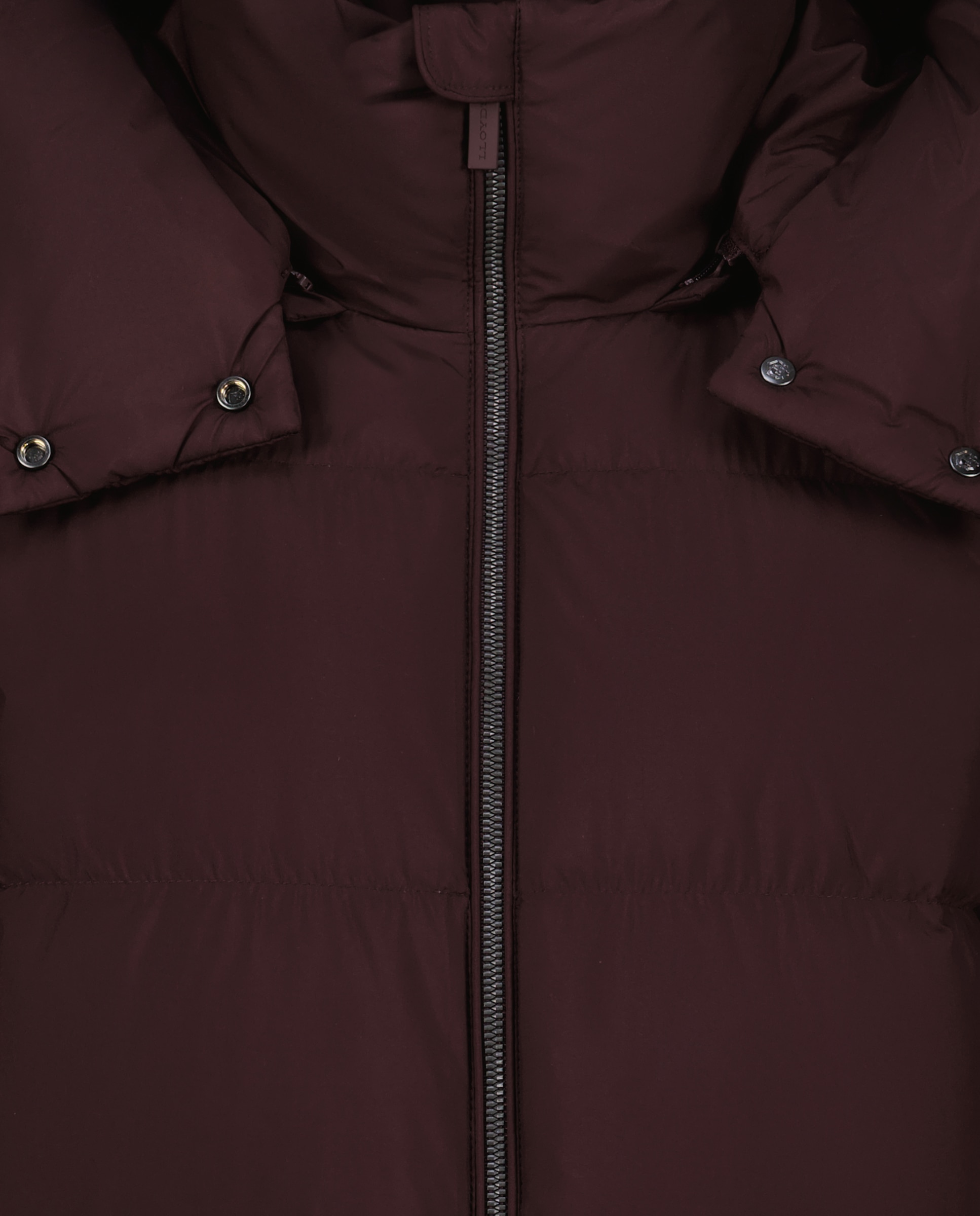 Blusão Acolchoado Liso Curto Bordeaux-6