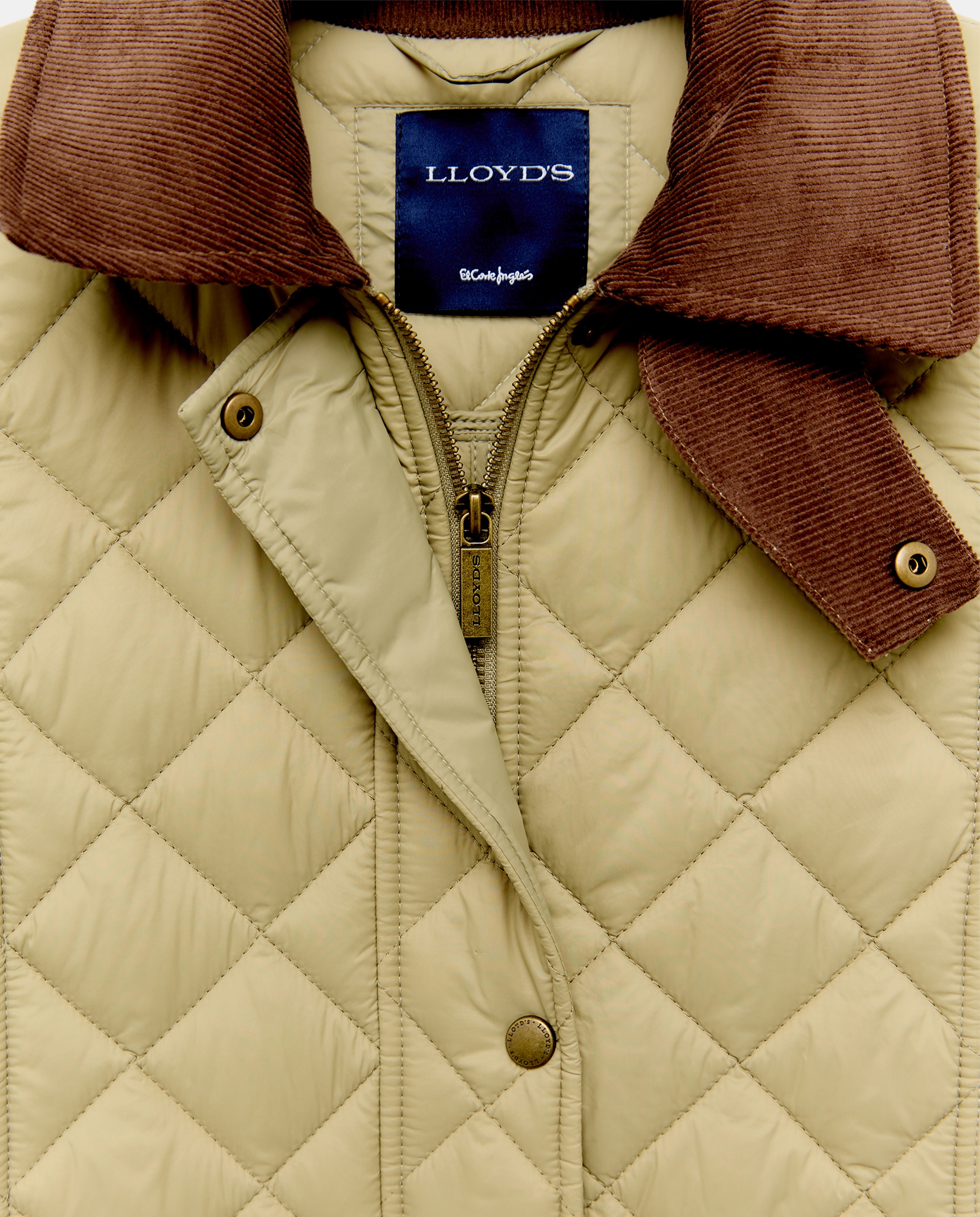 Parka lisa larga de mujer - Lloyd's - 510 Verde claro 510 Verde claro-6