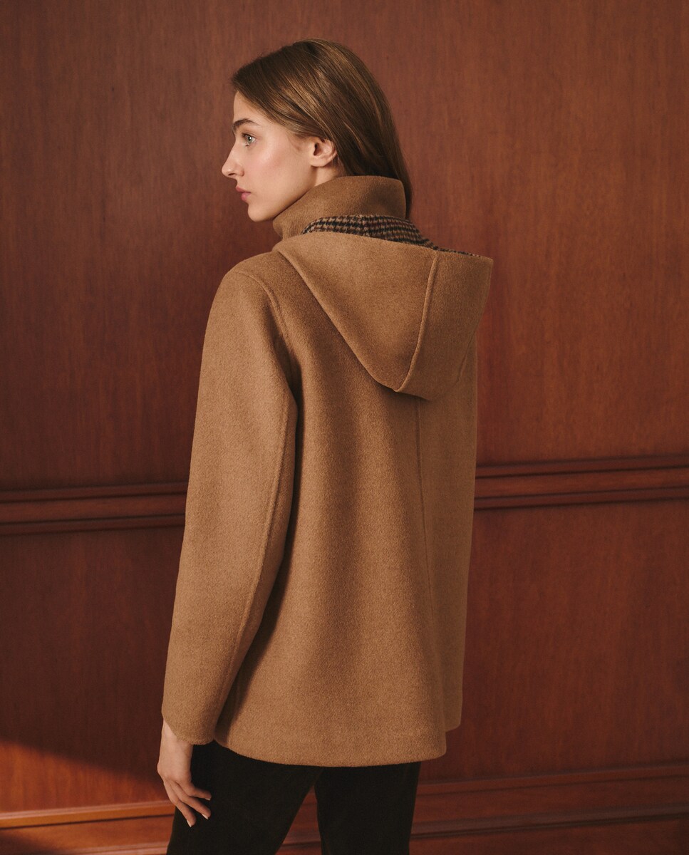 Casacão Curto Liso 730 Camel-3