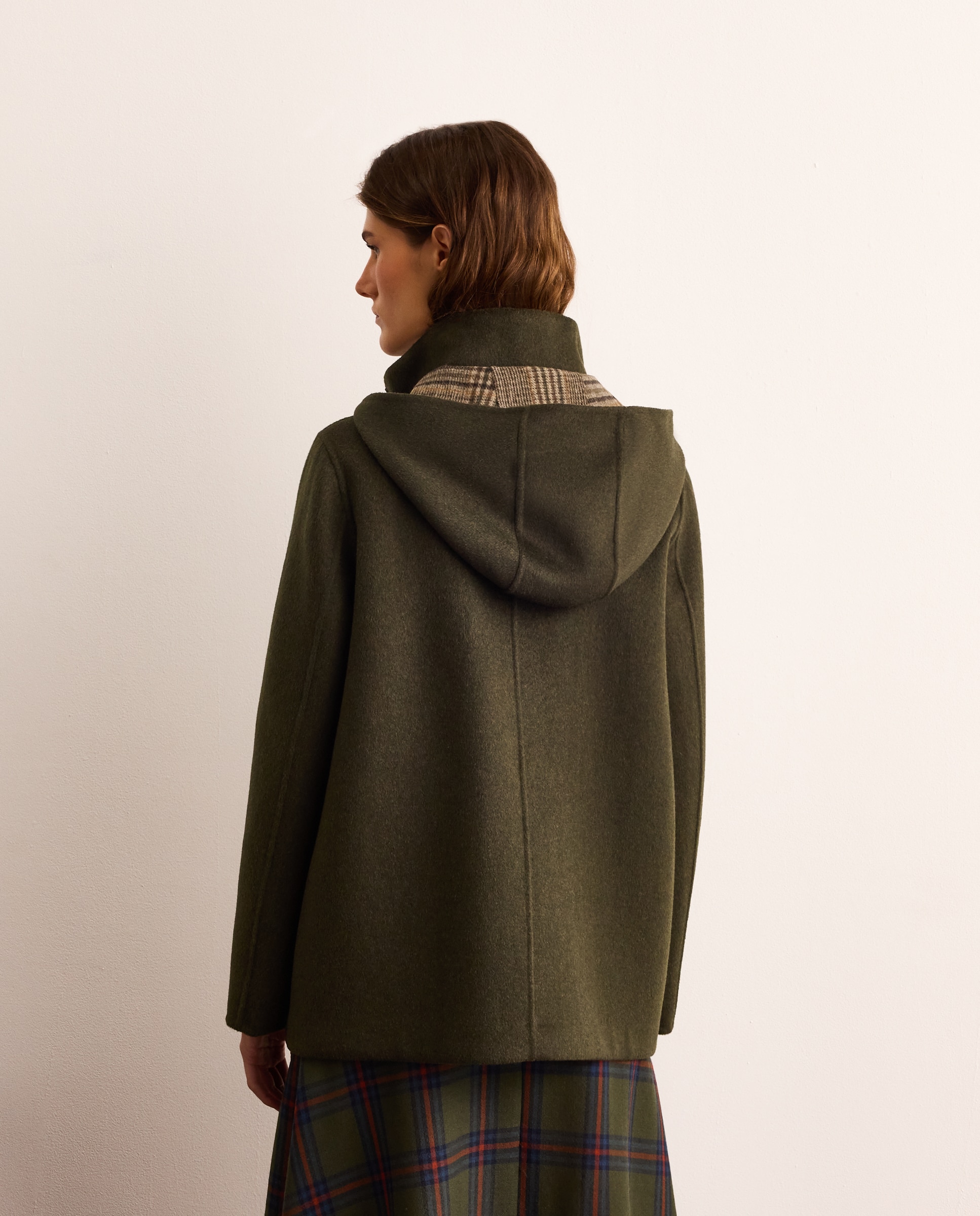Chaquetón doble faz de mujer con capucha - Lloyd's - 520 Kaki 520 Kaki-3