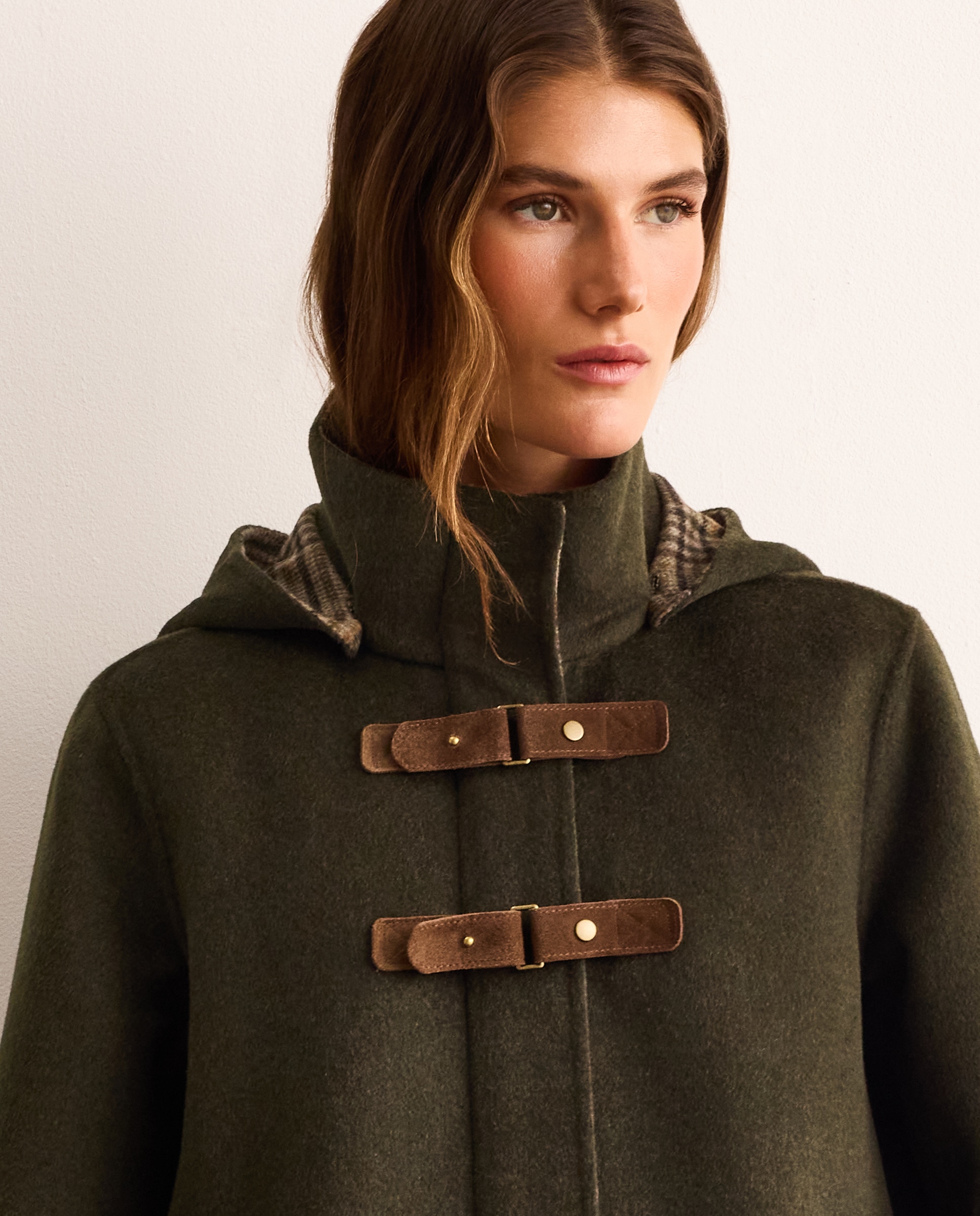 Chaquetón doble faz de mujer con capucha - Lloyd's - 520 Kaki 520 Kaki-4