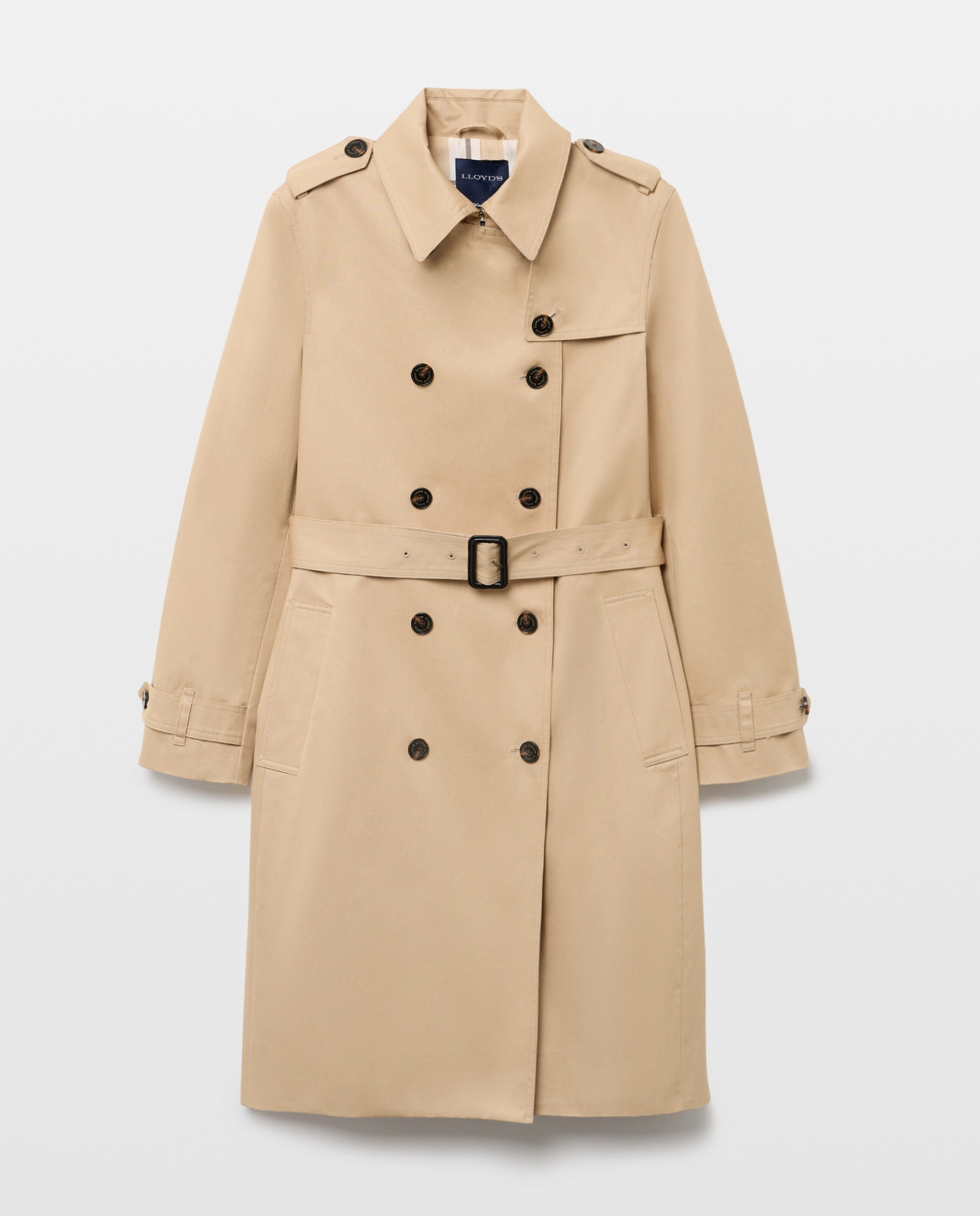 Gabardina clásica de mujer water repellent - Lloyd's - Beige Beige-6