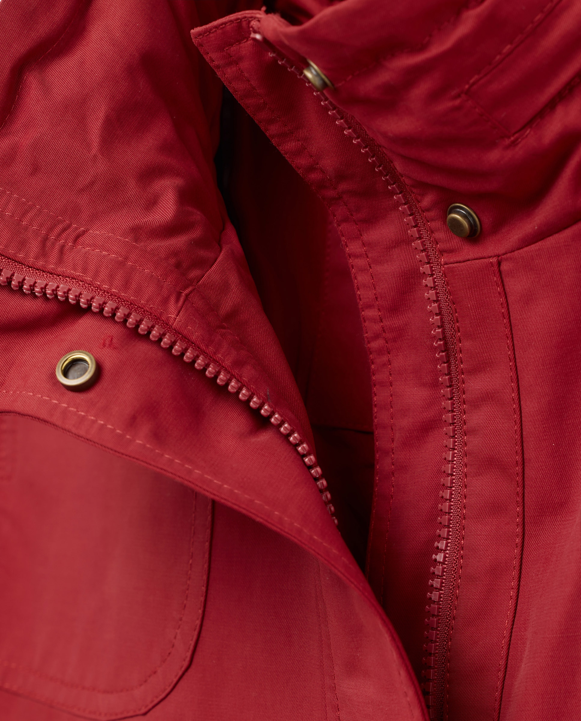 Parka ligera de mujer con capucha - Lloyd's - Bermellon Bermellon-6