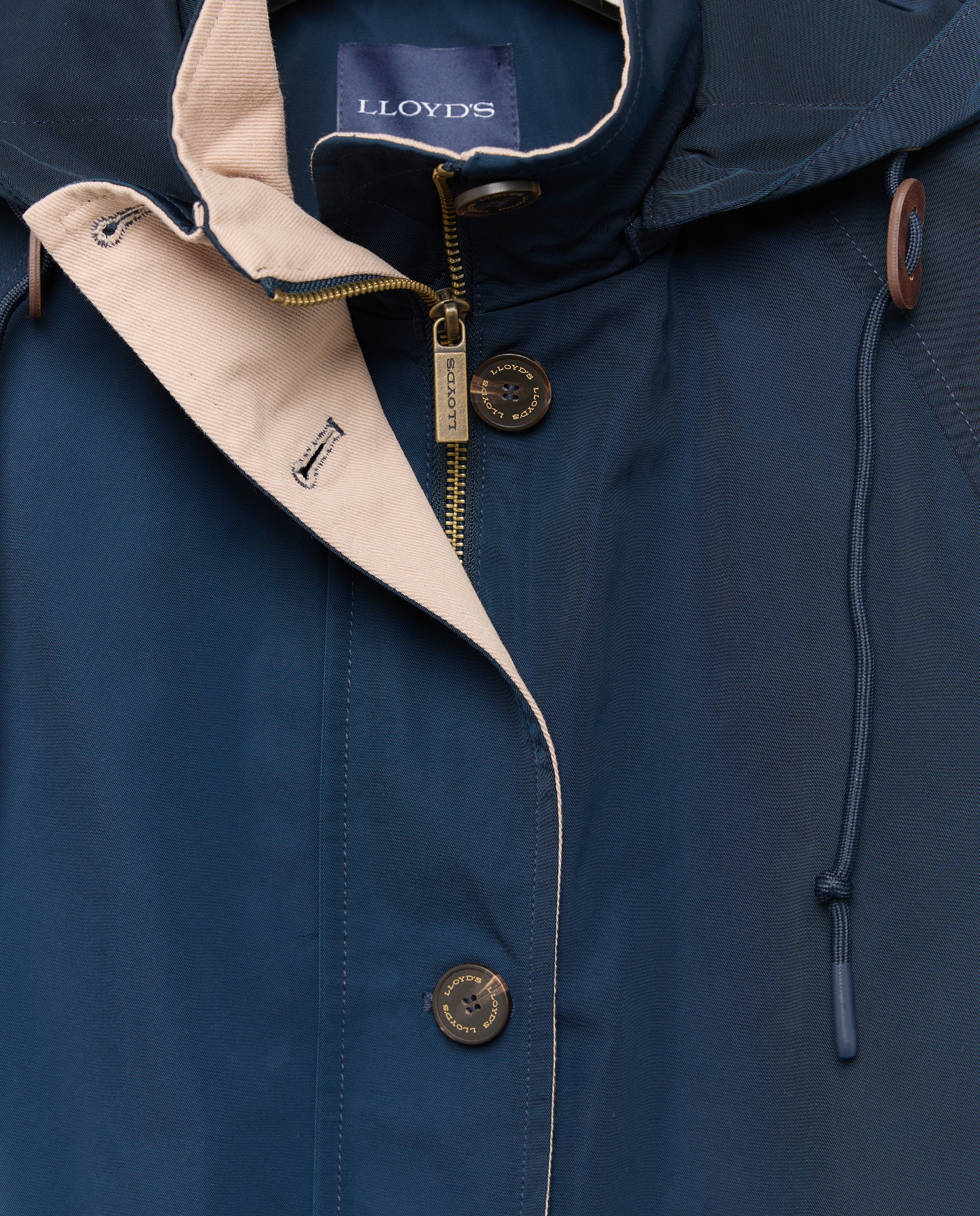 Parka de mulher com capuz Azul-marinho-2