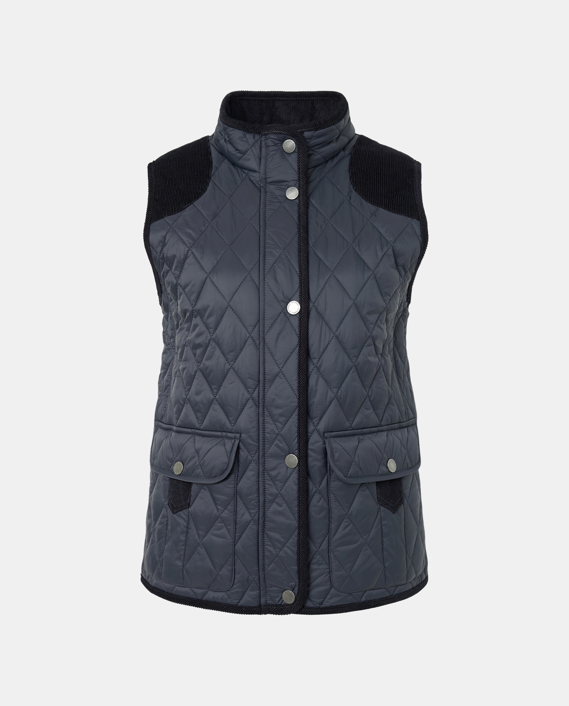 Colete de mulher acolchoado Azul-marinho-4