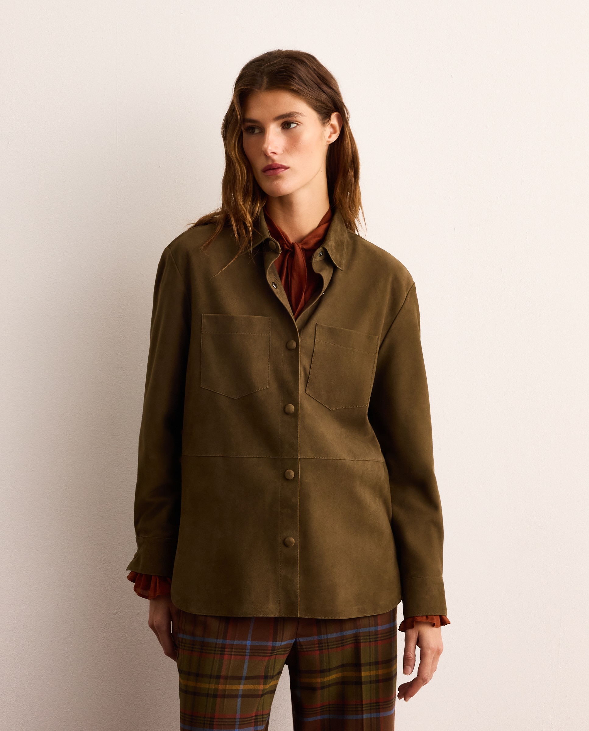 Sombrecamisa ante de mujer - Lloyd's - 520 Kaki 520 Kaki-2