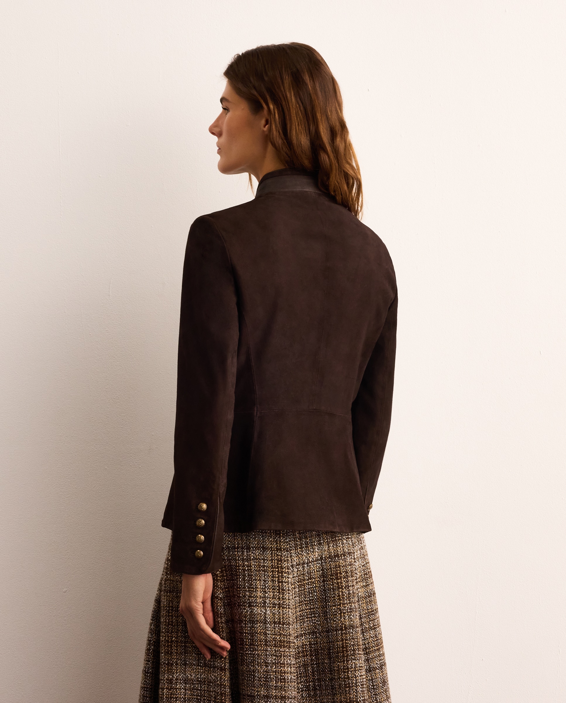 Imagen 4 de Chaqueta tipo austriaca de mujer de ante - Lloyd's - Marrón Marrón