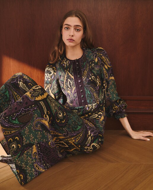 Imagem 0 de Vestido Midi Estampado