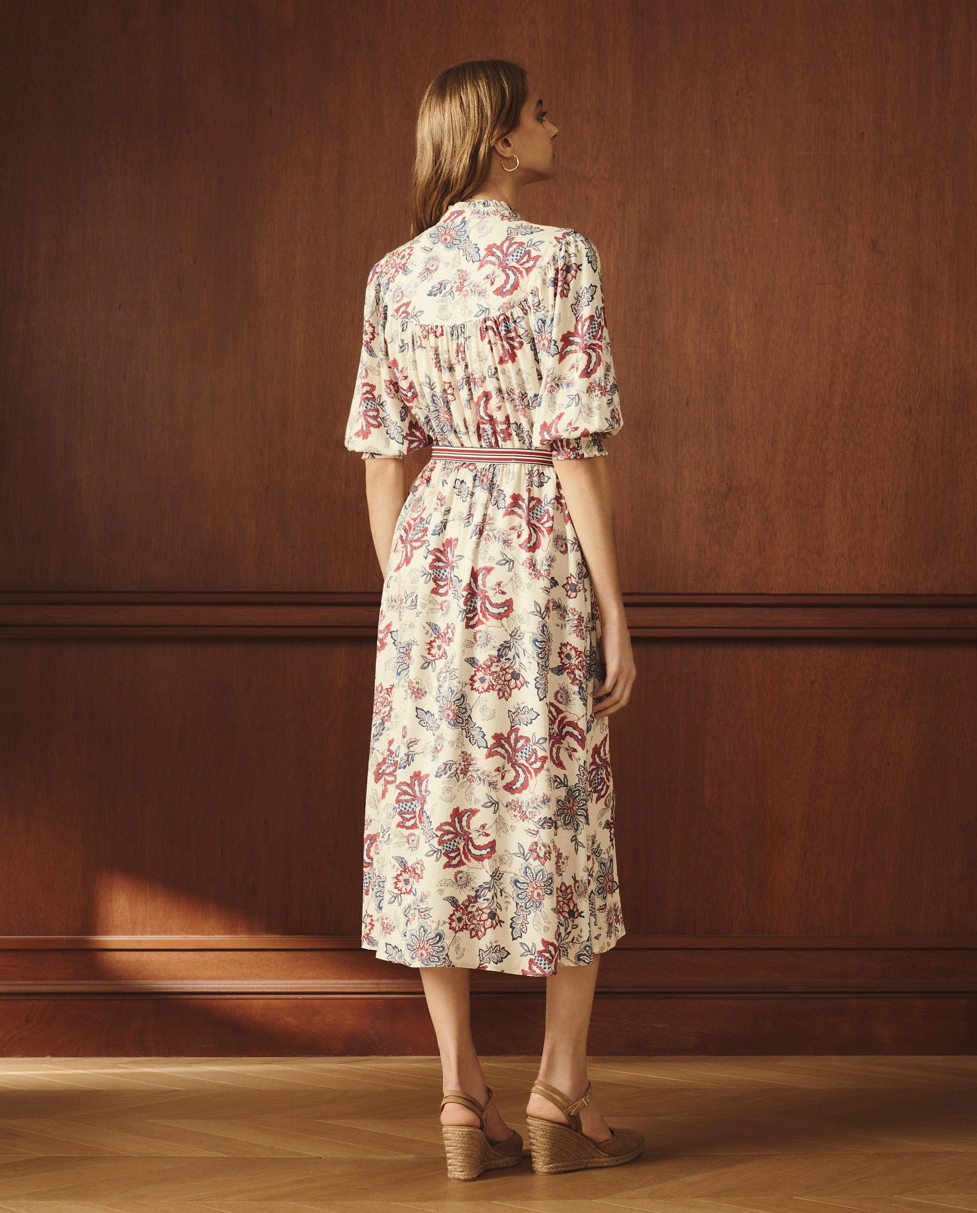 Vestido canesú flor indiana - Lloyd's - Rosa Rosa-3