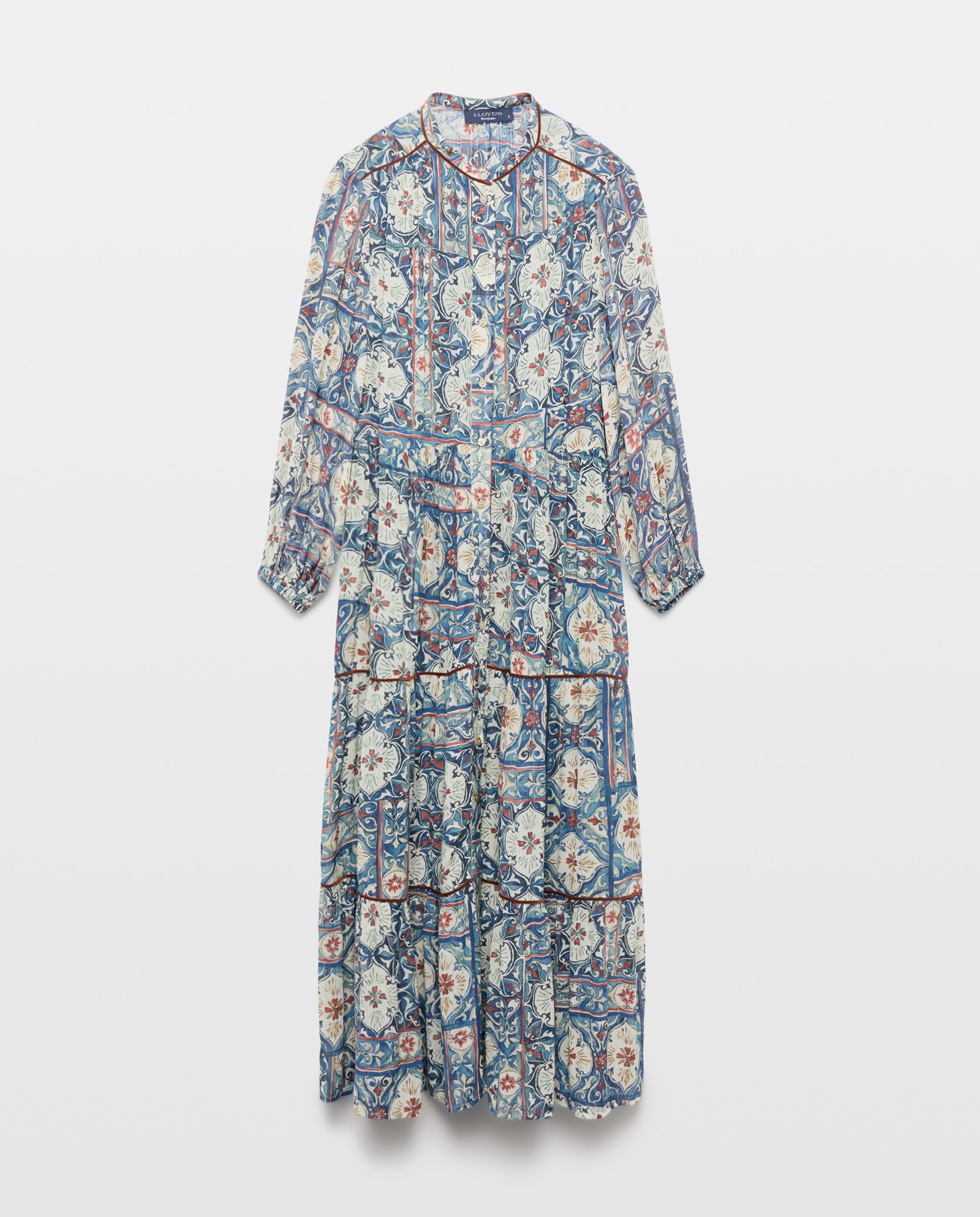 Imagem 0 de Vestido Estilo Lenço com Franzido nos Ombros