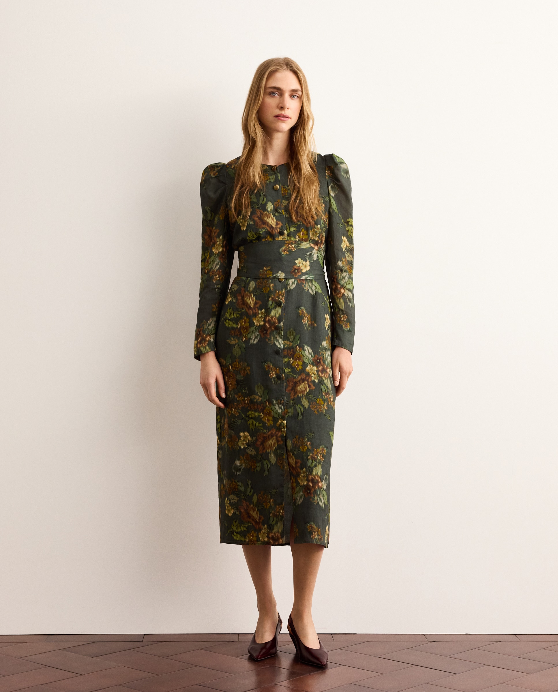 Imagem 0 de Vestido Midi Estampado