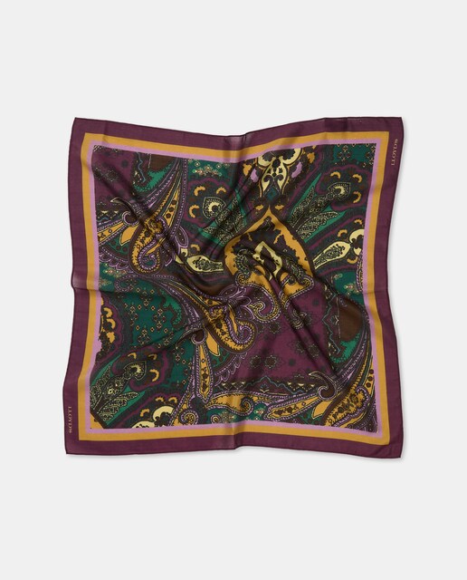 Imagen 0 de Pañuelo con seda estampado de mujer