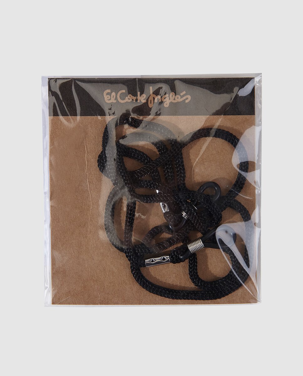 Cordón de gafas de nylon en color - El Corte Inglés - Negro Negro-3