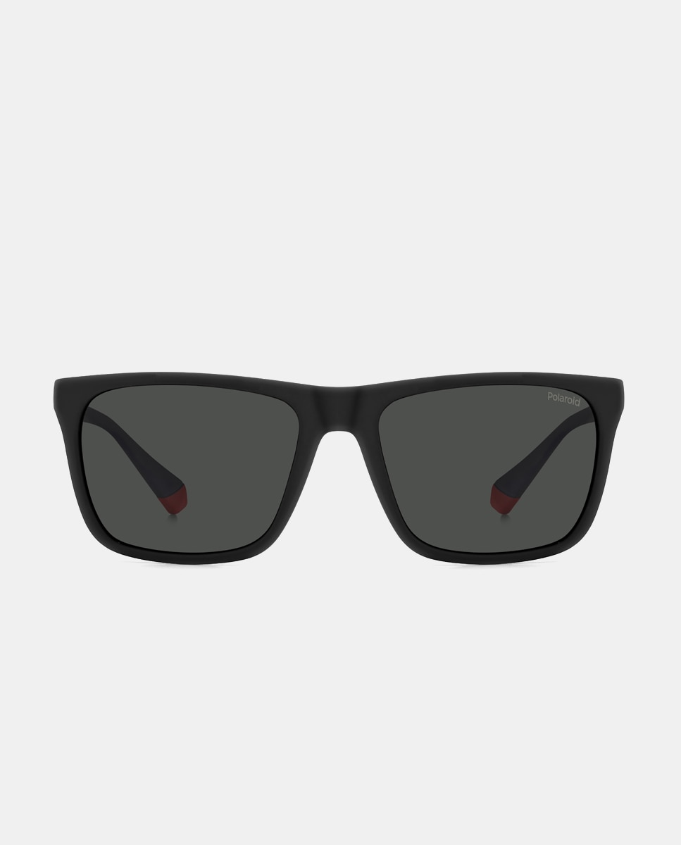 Gafas de sol unisex rectangulares en negro con lentes polarizadas Negro Polaroid Originals Negro-1