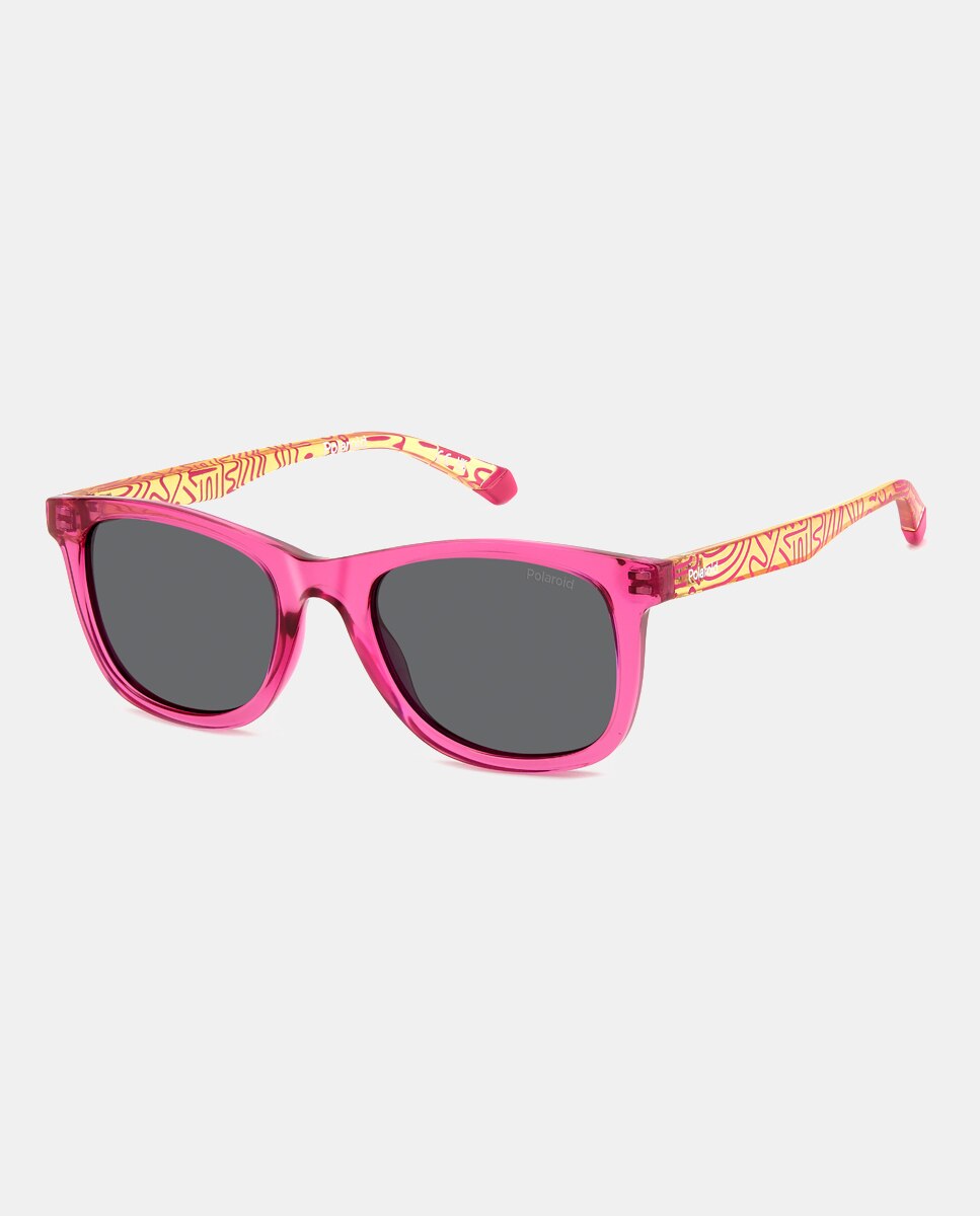 Gafas de sol rectangular poliamida - Polaroid Kids - Rosa Rosa-2