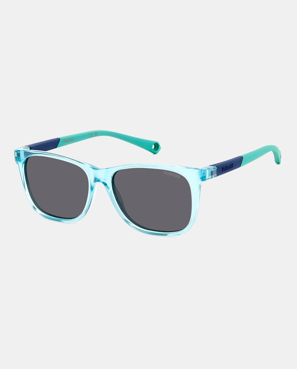 Gafas de sol cuadrada poliamida - Polaroid Kids - Azul Azul-2