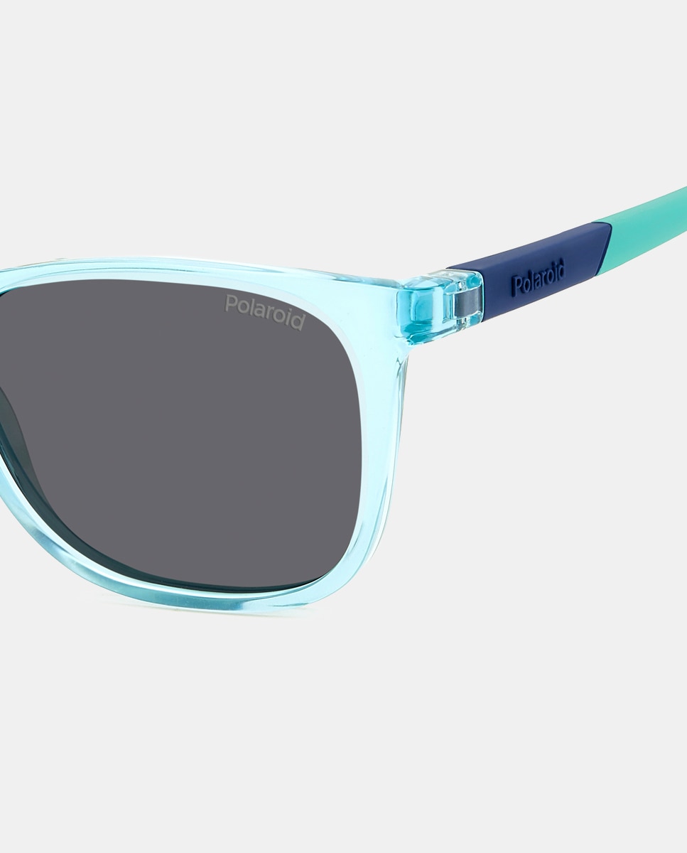 Gafas de sol cuadrada poliamida - Polaroid Kids - Azul Azul-4
