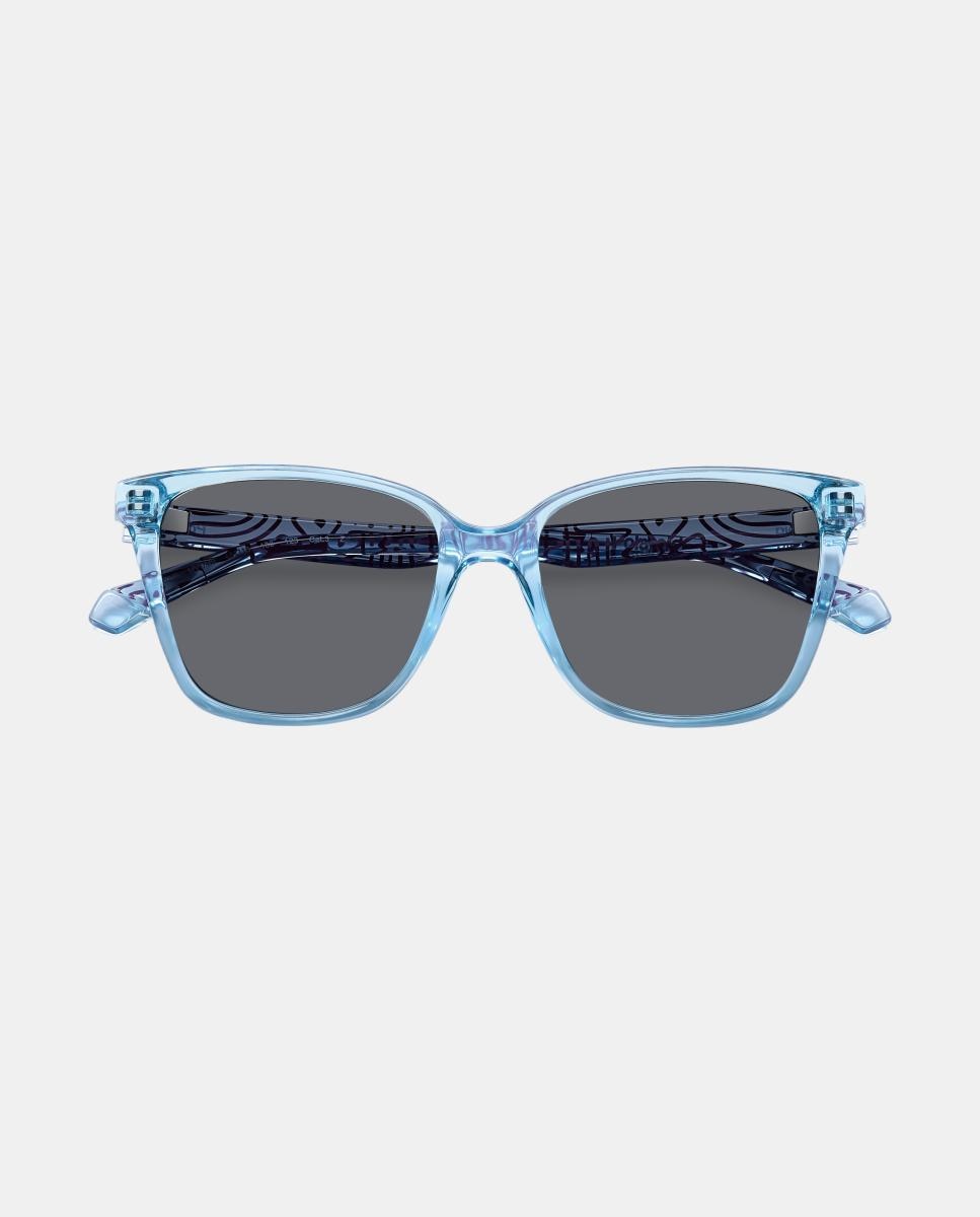 Gafas de sol infantil rectangulares en poliamida con lente polarizada en rosa - Polaroid Kids - Azul Azul-5