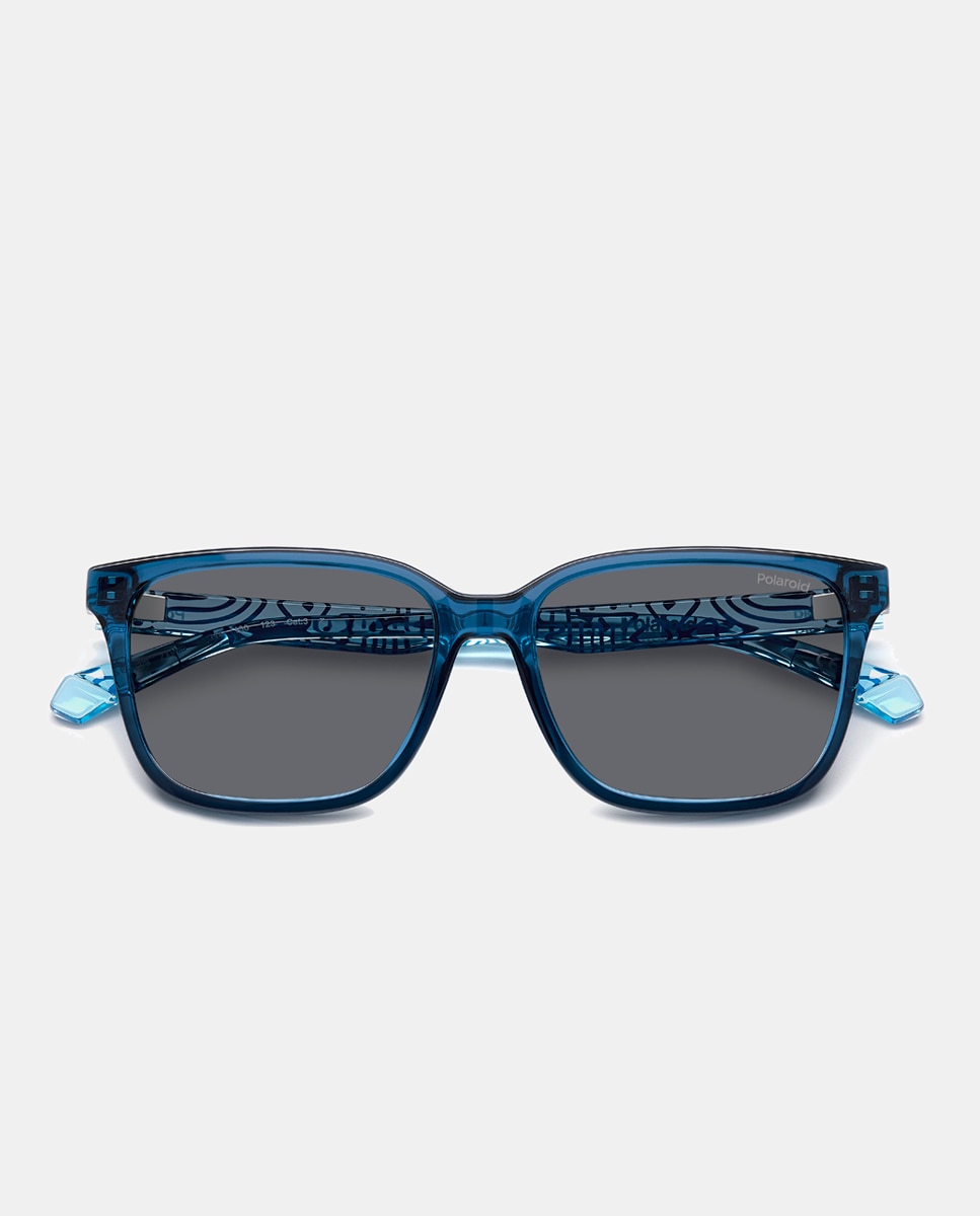 Gafas de sol infantil rectangulares en poliamida con lente polarizada en turquesa - Polaroid Kids - Azul Azul-5