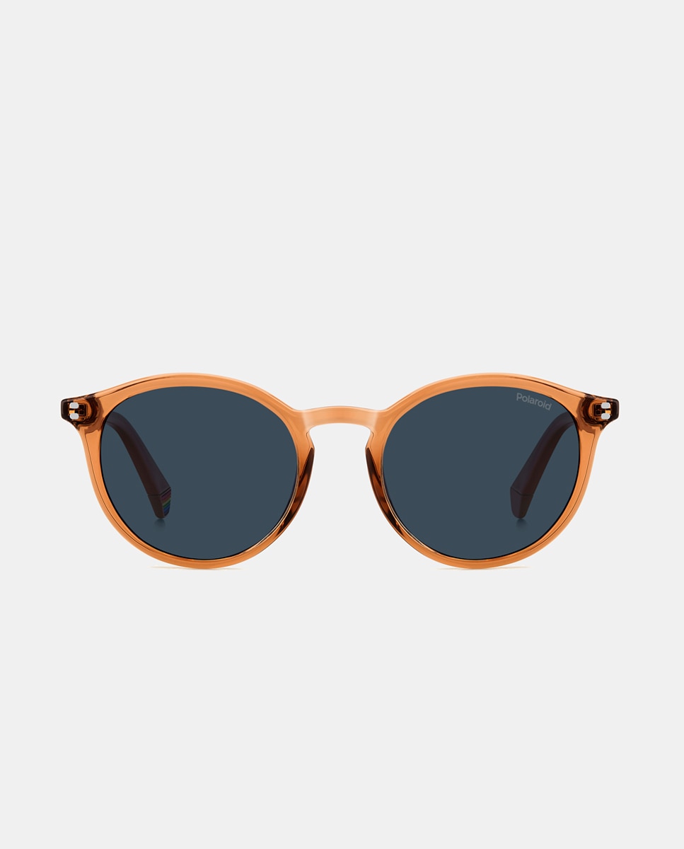 Imagen 1 de Gafa de sol unisex ovalada en poliamida con lente polarizada Naranja