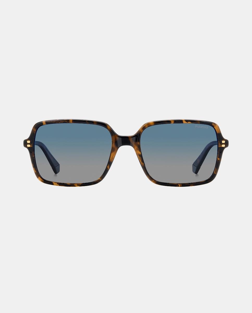 Imagen 0 de Gafas de sol de hombre cuadrada en poliamida con lente polarizada Marrón