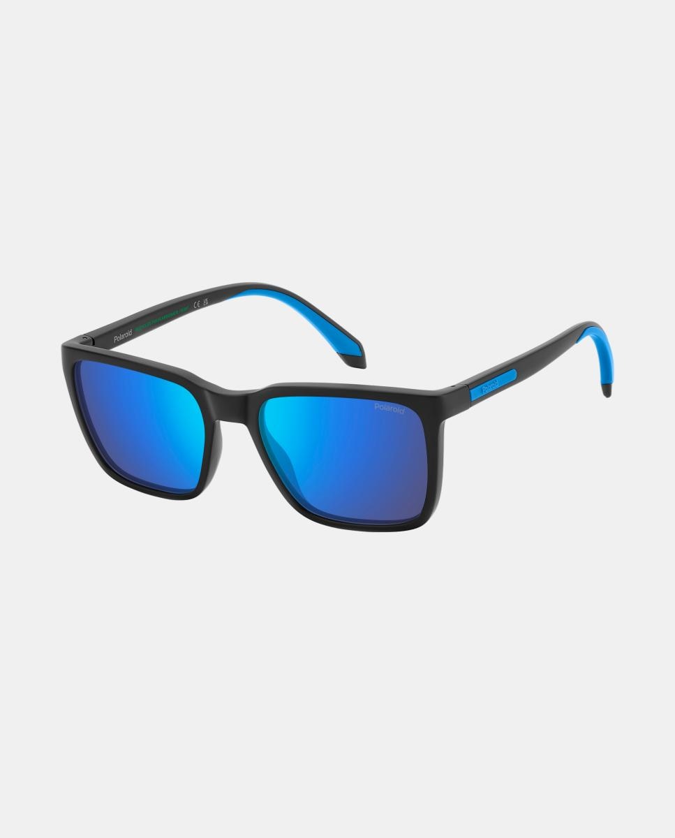 Imagen 2 de Gafas de sol PLD 2175/S/Xl de hombre rectangular en policarbonato con lente polarizada - Etro - Negro Negro