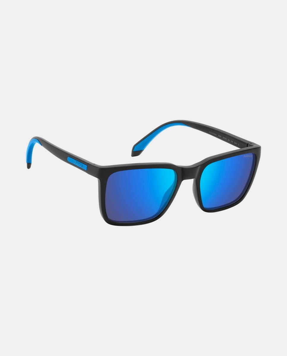 Imagen 3 de Gafas de sol PLD 2175/S/Xl de hombre rectangular en policarbonato con lente polarizada - Etro - Negro Negro