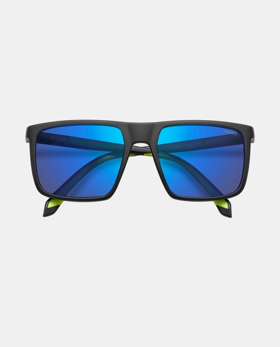 Imagen 4 de Gafas de sol PLD 2176/S/Xl de hombre rectangular en policarbonato con lente polarizada - Polaroid - Negro Negro