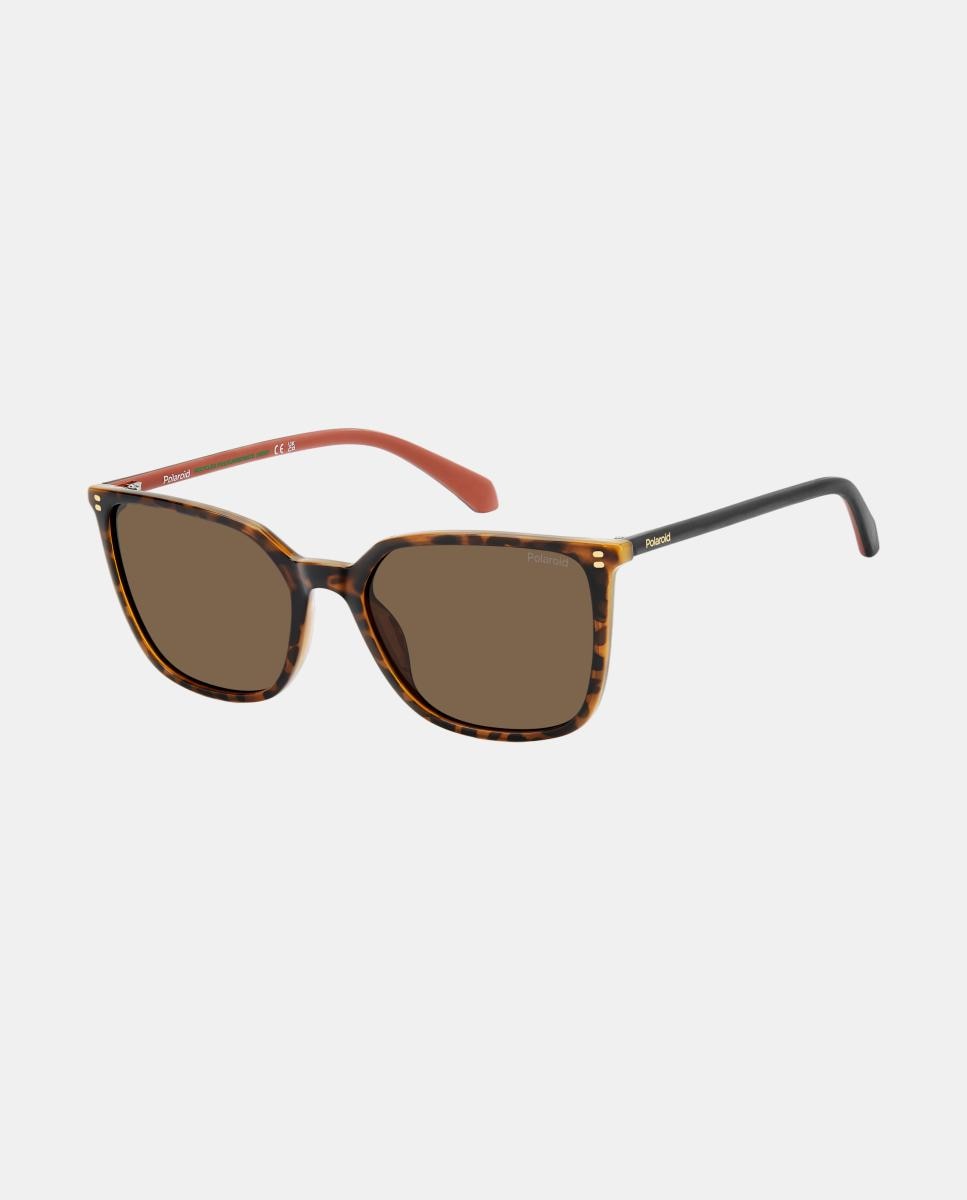 Imagen 2 de Gafas de sol PLD 4209/S/Xl de mujer rectangular en policarbonato con lente polarizada - Polaroid - Marrón Marrón