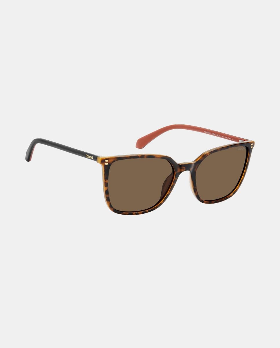 Imagen 3 de Gafas de sol PLD 4209/S/Xl de mujer rectangular en policarbonato con lente polarizada - Polaroid - Marrón Marrón
