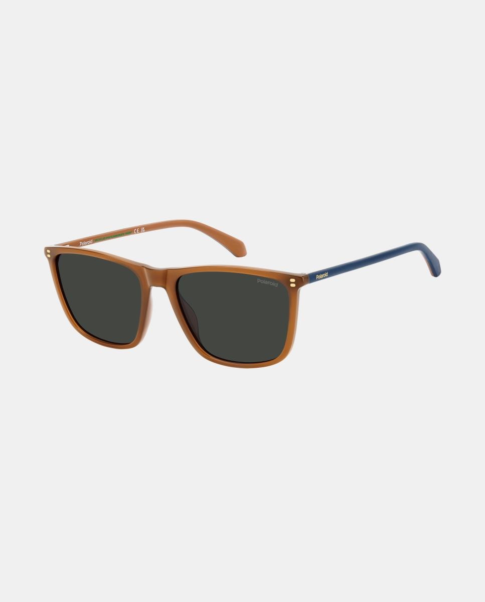 Imagen 2 de Gafas de sol PLD 4210/S/Xl de hombre rectangular en policarbonato con lente polarizada - Polaroid - Naranja Naranja