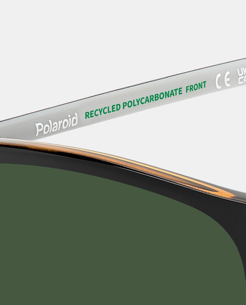 Imagen 2 de Gafas de sol PLD 4210/S/Xl de hombre rectangular en policarbonato con lente polarizada - Polaroid - Negro Negro
