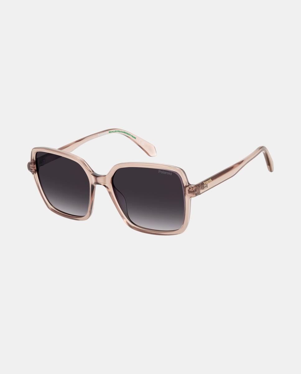 Imagen 2 de Gafas de sol PLD 4217/Sl de mujer cuadrada en policarbonato con lente polarizada - Polaroid - Beige Beige