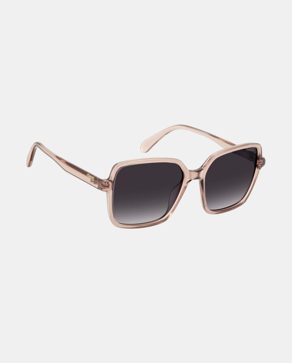 Imagen 3 de Gafas de sol PLD 4217/Sl de mujer cuadrada en policarbonato con lente polarizada - Polaroid - Beige Beige