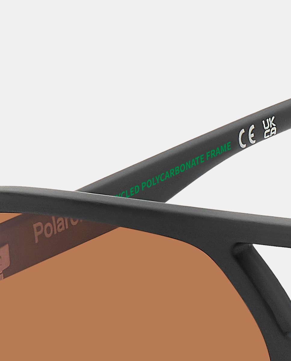 Imagen 6 de Gafas de sol PLD 4218/Sl unisex rectangular en policarbonato con lente polarizada - Polaroid - Negro Negro