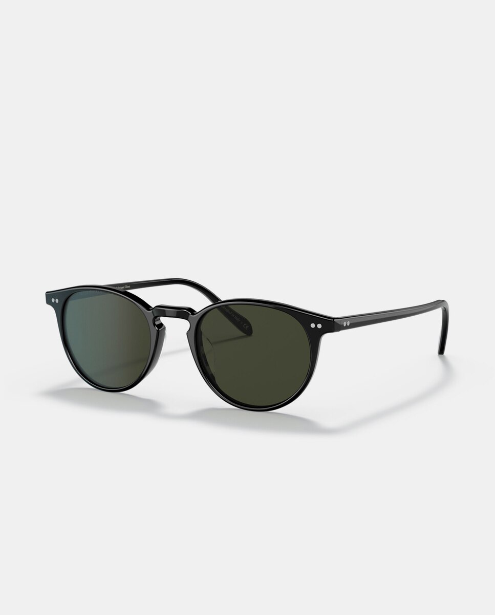 Gafas de sol OV5004SU RILEY SUN unisex ovalada en acetato con lente polarizada - Oliver Peoples - Negro Negro-2