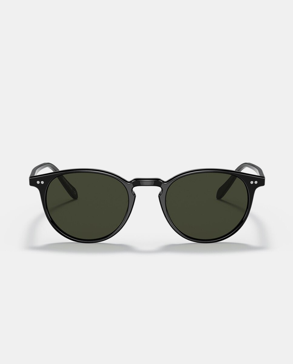 Gafas de sol OV5004SU RILEY SUN unisex ovalada en acetato con lente polarizada - Oliver Peoples - Negro Negro-4
