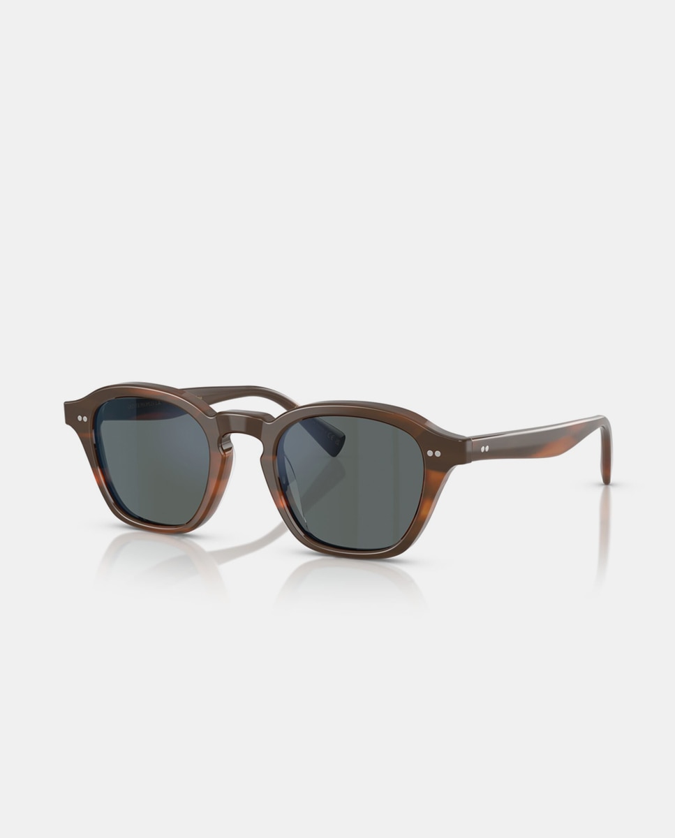 Gafas de sol OV5580SU EYLES unisex cuadrada en acetato - Oliver Peoples - Marrón Marrón-2