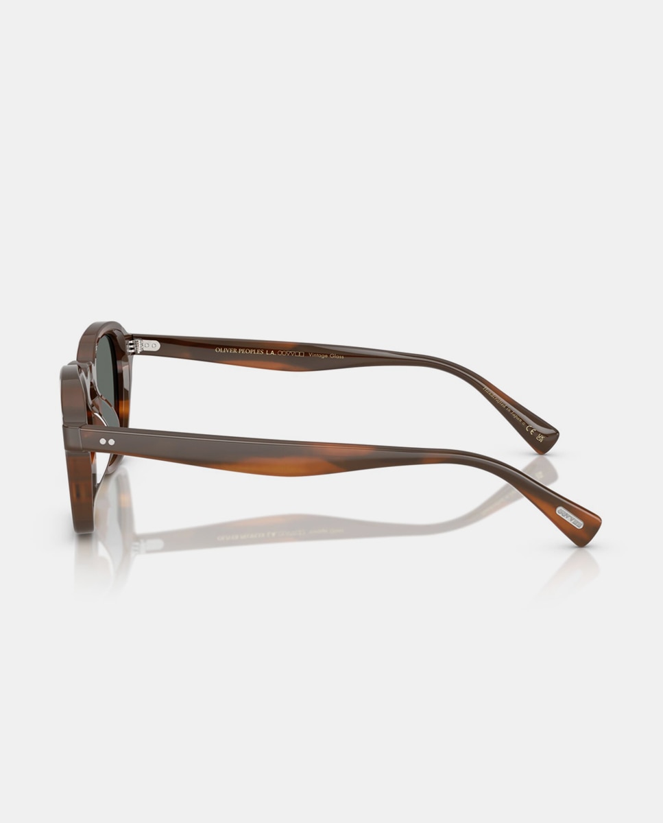 Gafas de sol OV5580SU EYLES unisex cuadrada en acetato - Oliver Peoples - Marrón Marrón-3