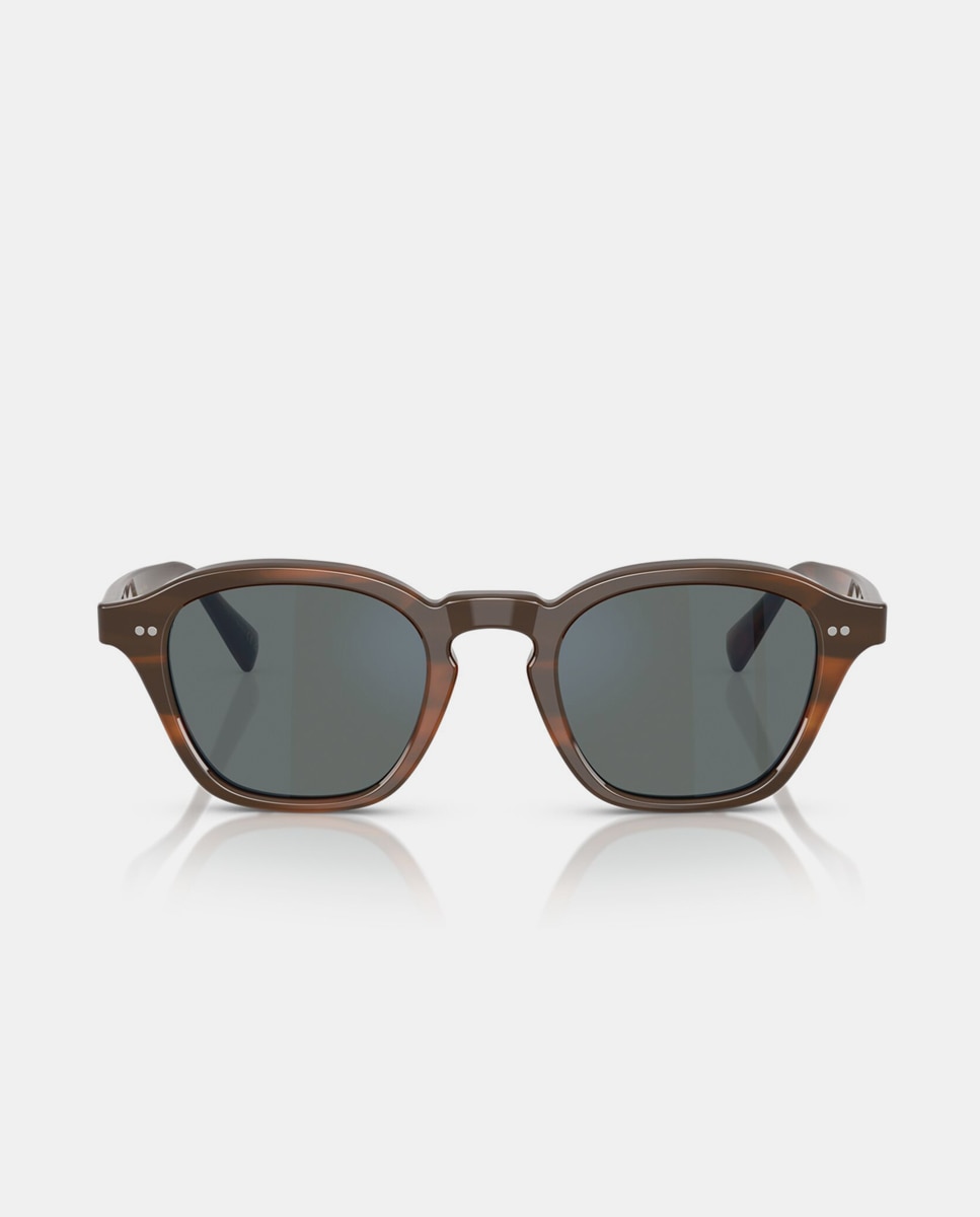 Gafas de sol OV5580SU EYLES unisex cuadrada en acetato - Oliver Peoples - Marrón Marrón-4
