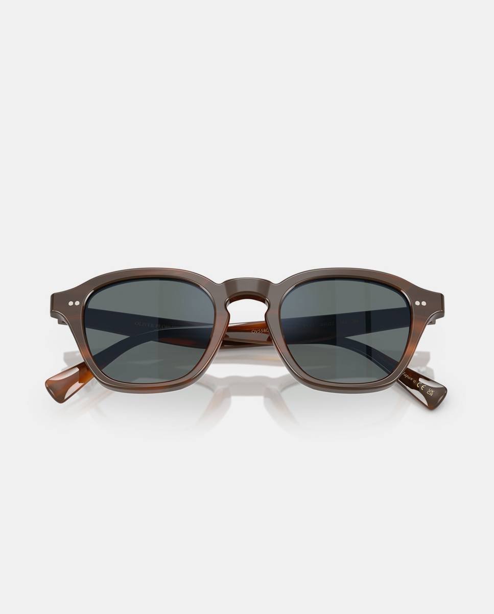 Gafas de sol OV5580SU EYLES unisex cuadrada en acetato - Oliver Peoples - Marrón Marrón-5