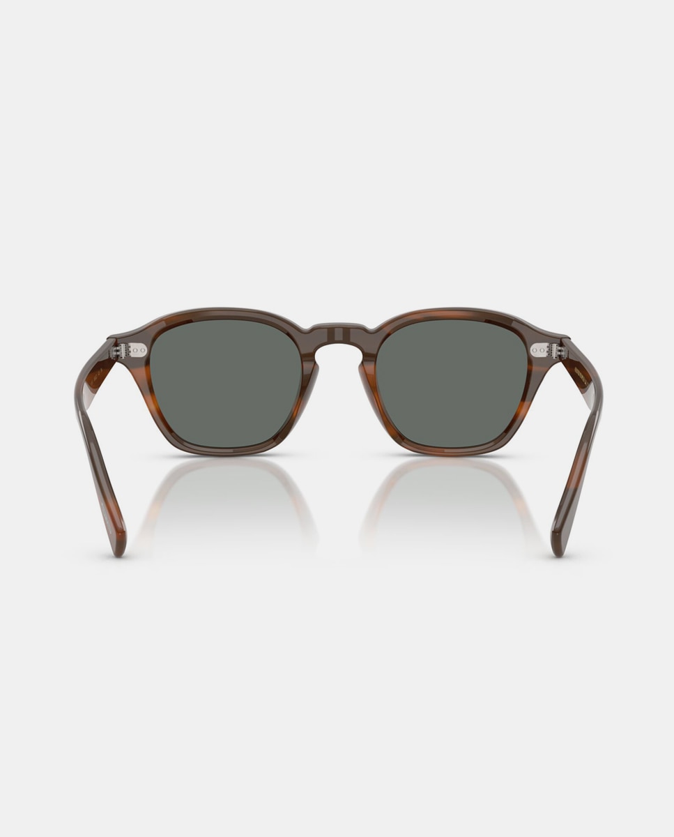 Gafas de sol OV5580SU EYLES unisex cuadrada en acetato - Oliver Peoples - Marrón Marrón-6
