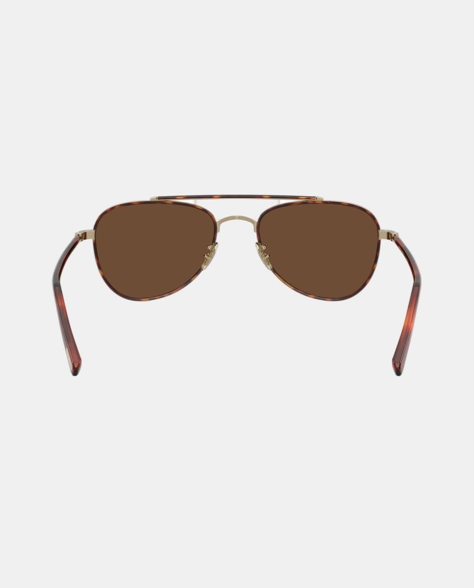 Gafas de sol OV1372ST SACOYE unisex piloto en metal con lente polarizada - Oliver Peoples - Oro Oro-6