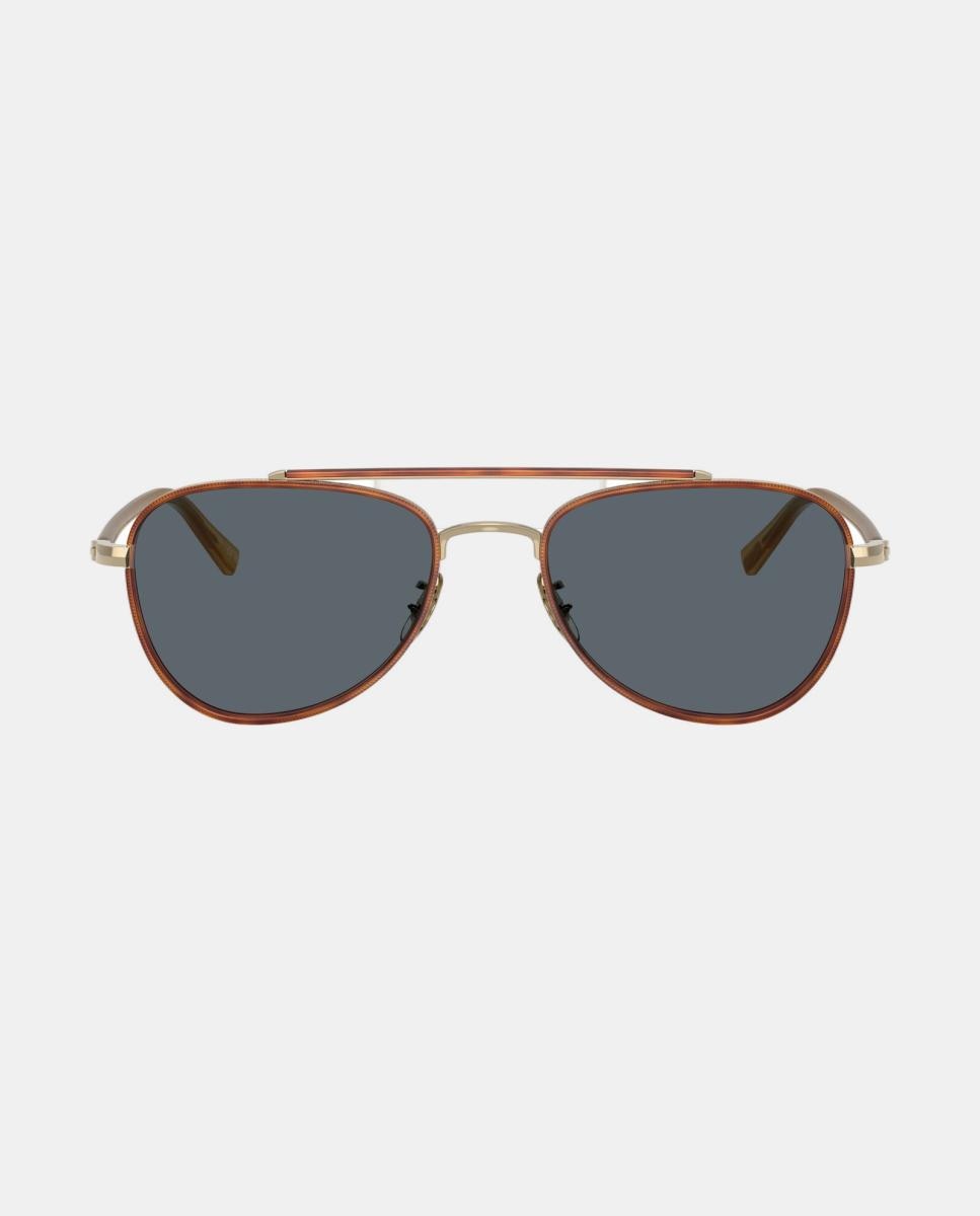 Imagen 0 de Gafas de sol OV1372ST SACOYE unisex piloto en metal Oro