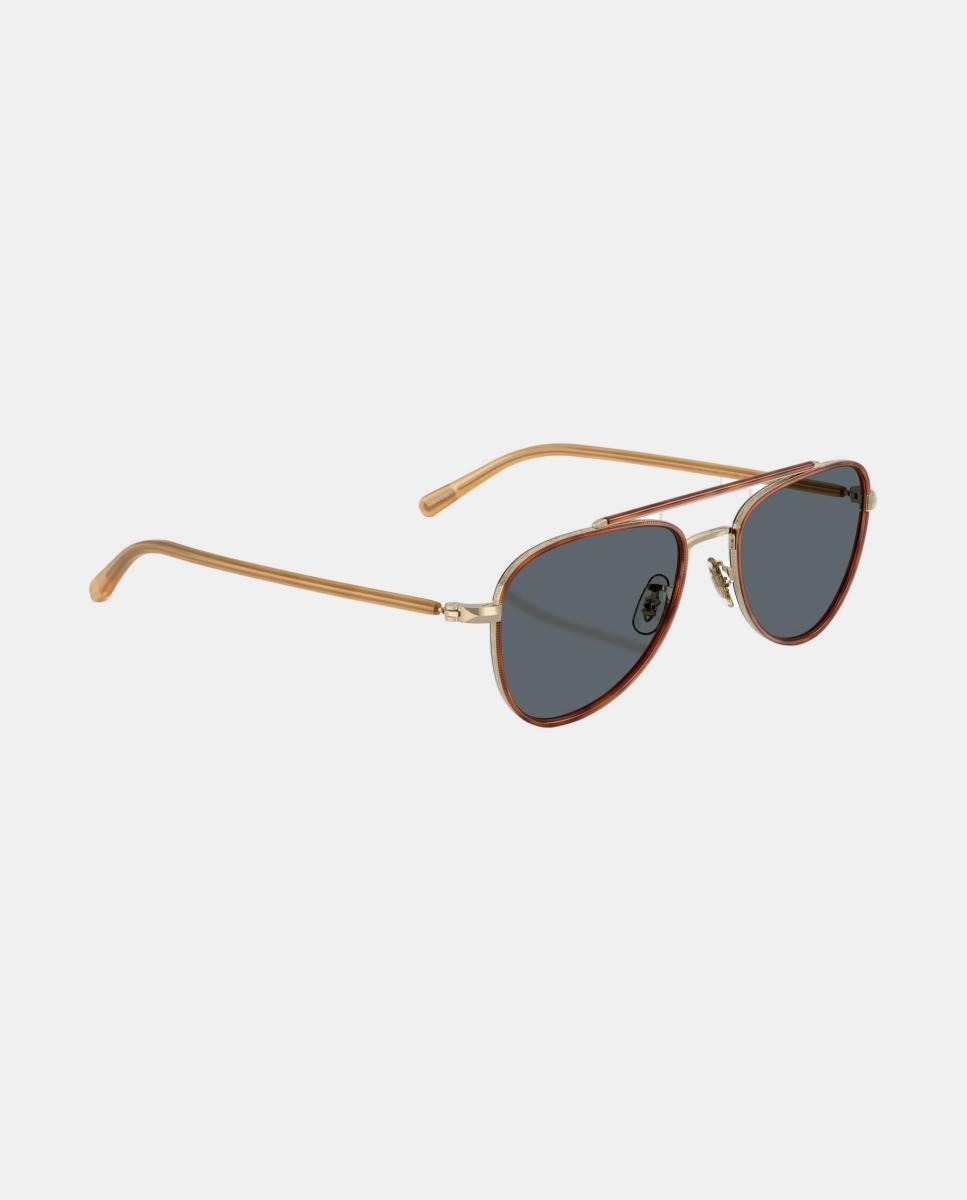 Gafas de sol OV1372ST SACOYE unisex piloto en metal - Oliver Peoples - Oro Oro-7