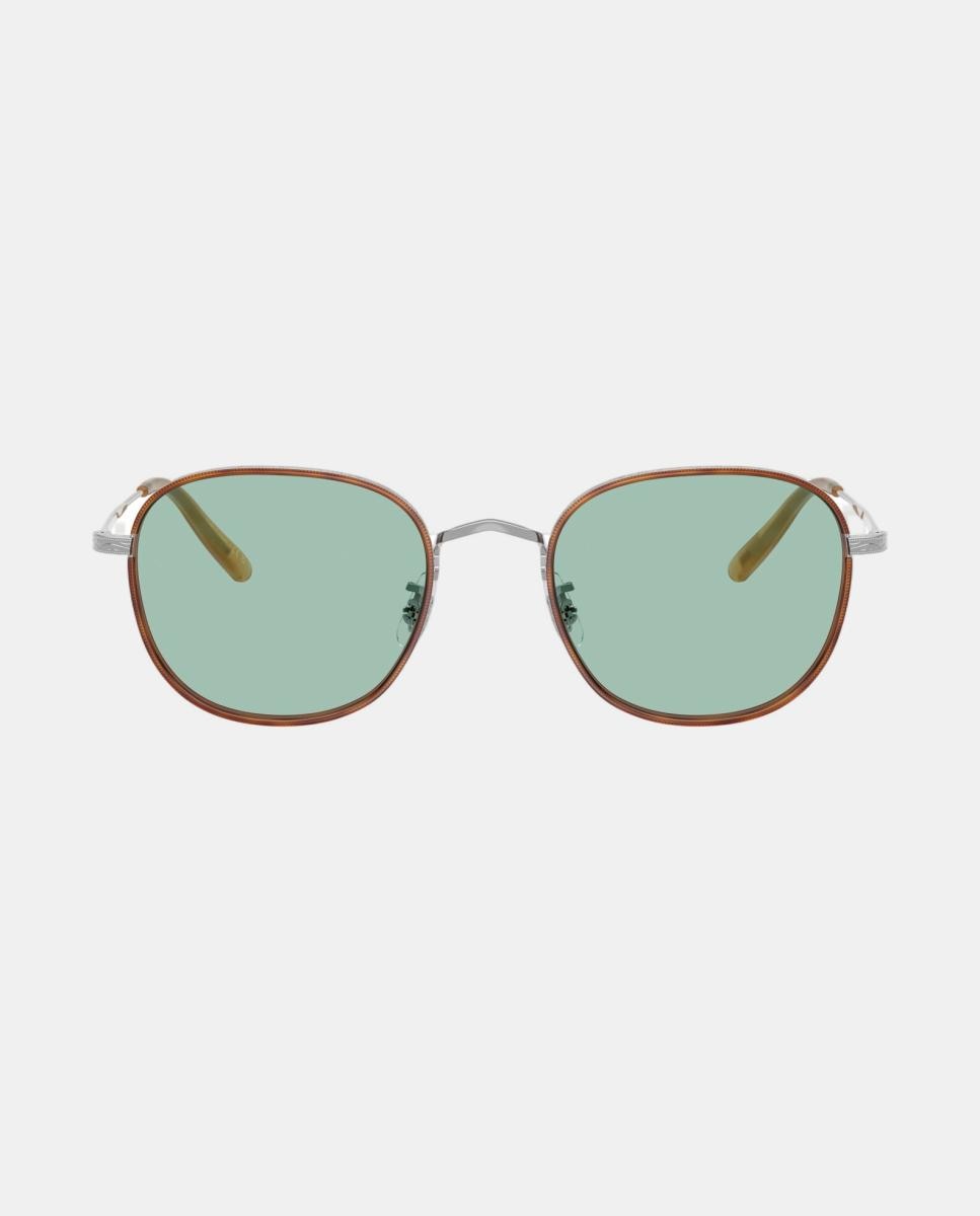 Imagen 0 de Gafas de sol OV1375T MEHR unisex ovalada en metal Plata