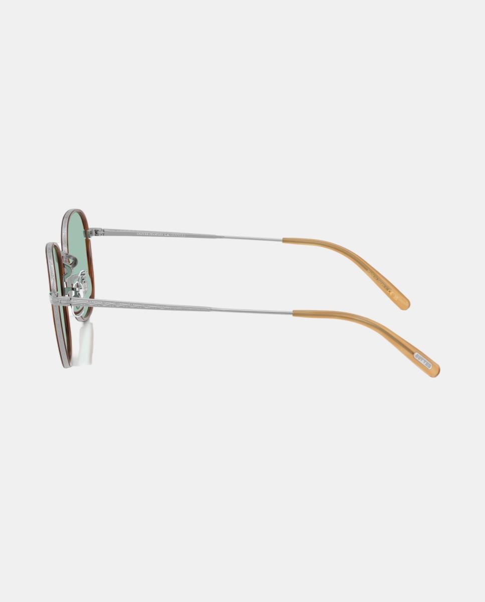 Gafas de sol OV1375T MEHR unisex ovalada en metal - Oliver Peoples - Plata Plata-3