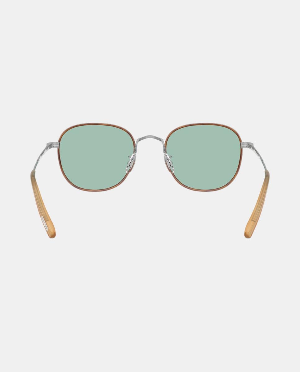 Gafas de sol OV1375T MEHR unisex ovalada en metal - Oliver Peoples - Plata Plata-6